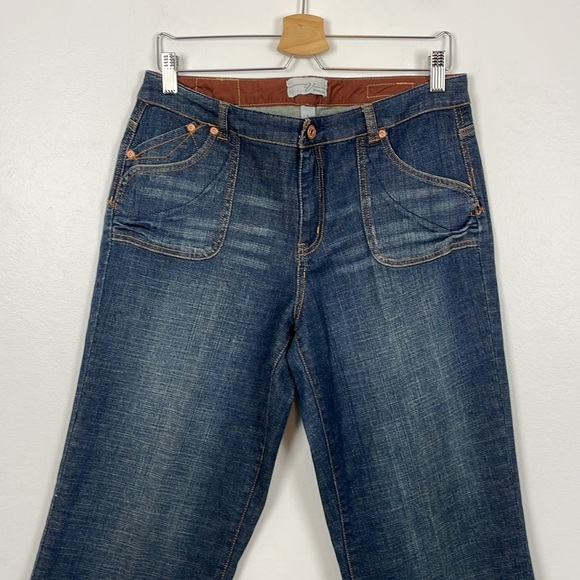 Lane Bryant Venezia Jeans Womens 14 Plus Size 5 Pocket Wide Leg Blue Jeans Pants - Picture 3 of 8